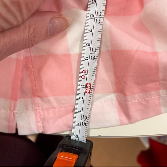 Kate Spade Dream a Little Dream Pink White Gingham Check Camisole Bow top NEW - Picture 10 of 17